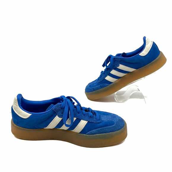 Adidas Platform Samba Sneakers Women’s Blue & White | 9 US - Picture 2 of 8